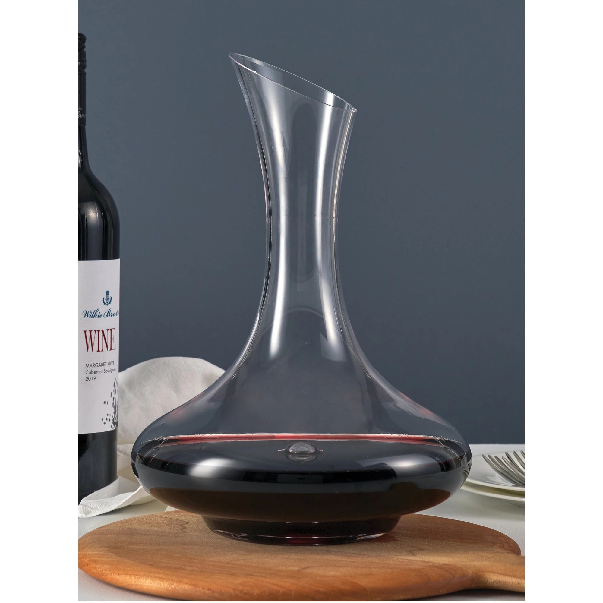 5 Wilkie Brothers Kinross 1.2L Glass Wine Decanter - Clear, 5 of 6