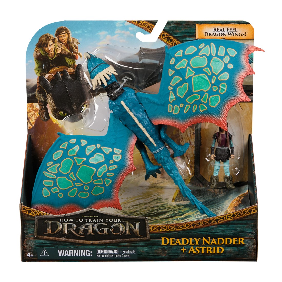 1 How To Train Your Dragon Deadly Nadder and Astrid Action Figure Set, 1 of 10