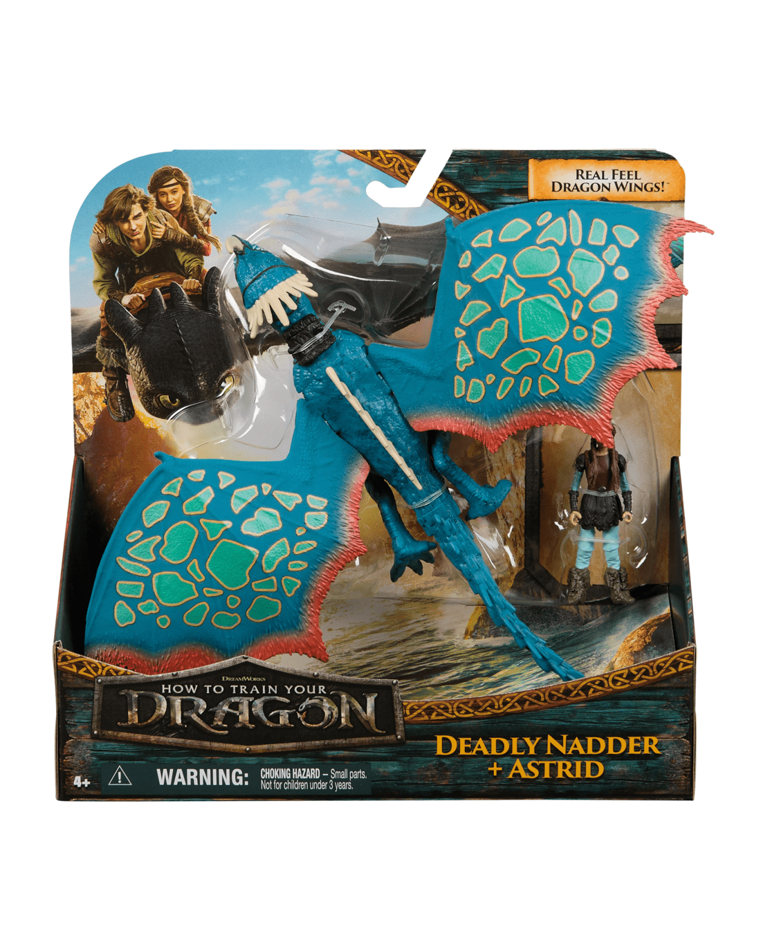 1 How To Train Your Dragon Deadly Nadder and Astrid Action Figure Set, 1 of 10