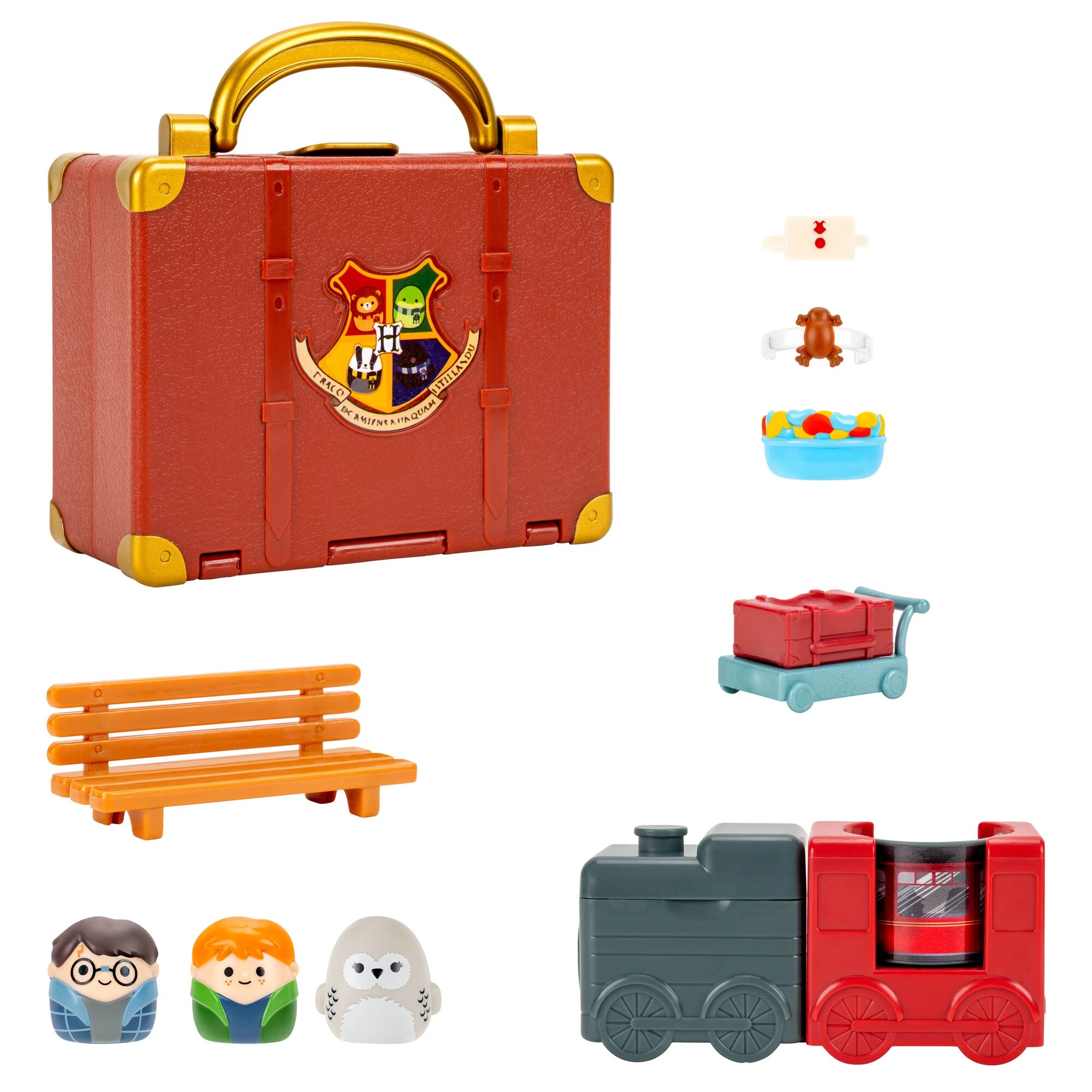2 9 Piece Harry Potter Original Squishmallows Squish-A-Longs Hogwarts Express Playset, 2 of 10