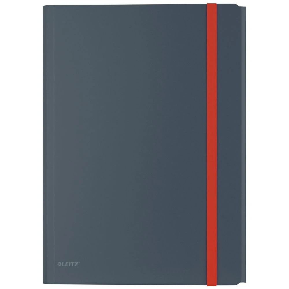 1 Leitz Cosy A4 3-Flap Folder with Display Book Grey, 1 of 2