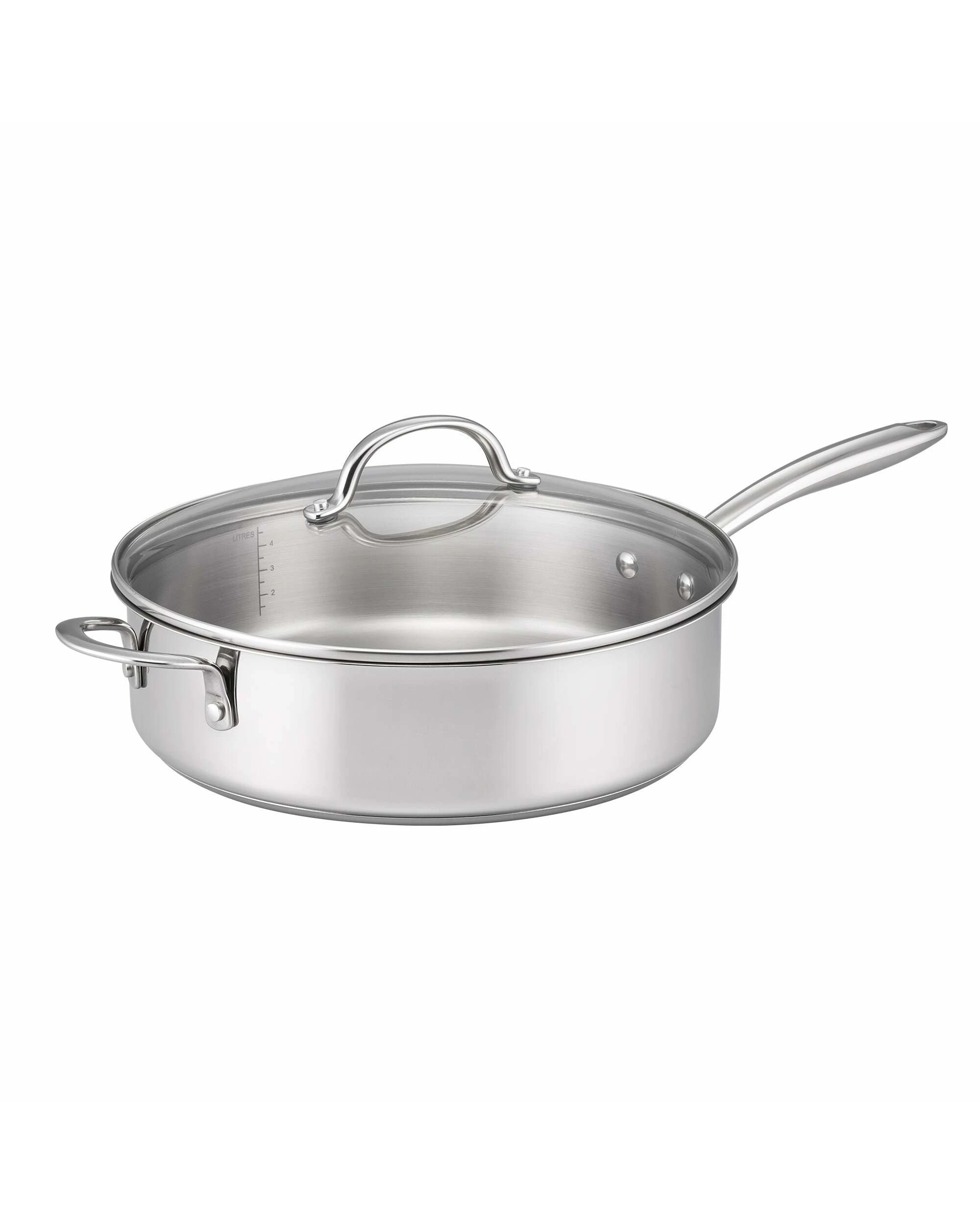 1 RACO Steel Essentials Stainless Steel Induction Covered Saute 30cm/5.7L - Silver, 1 of 1