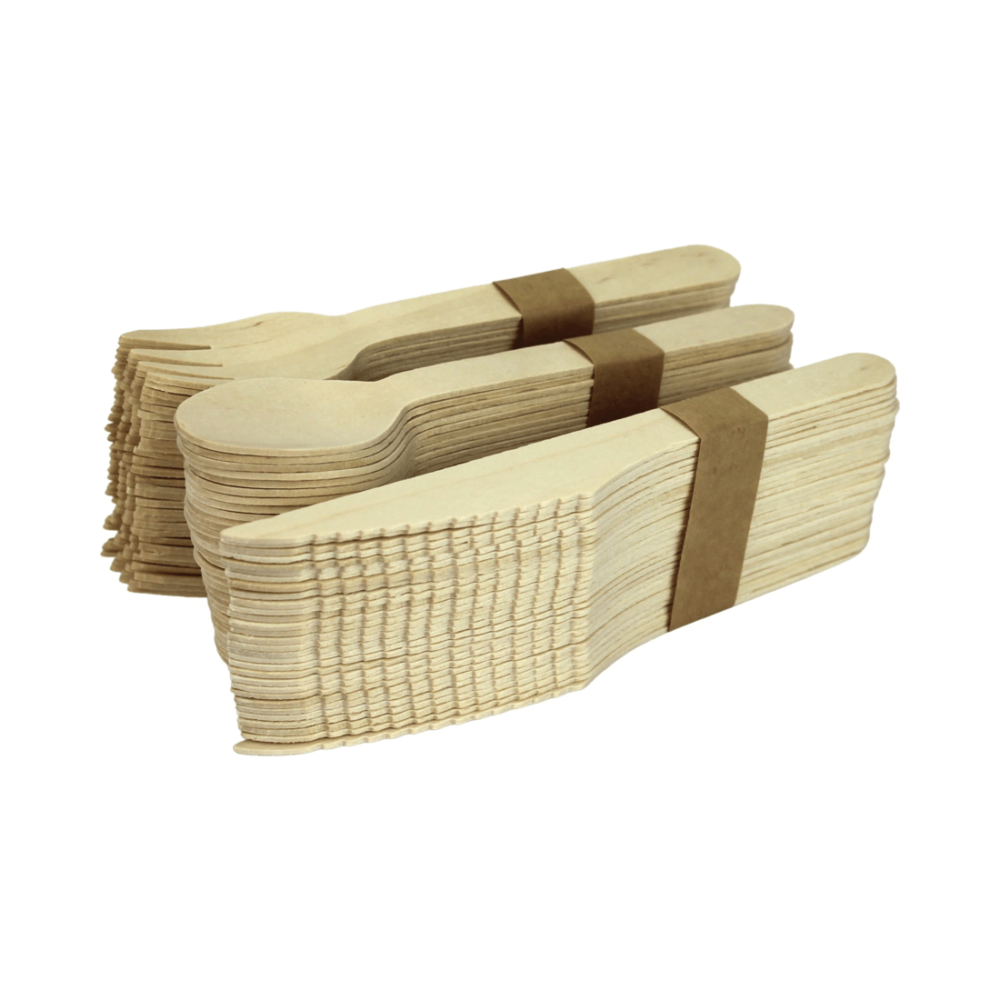 4 Party Maker Boxed Eco Wooden Cutlery Set 360 Pieces, 4 of 5