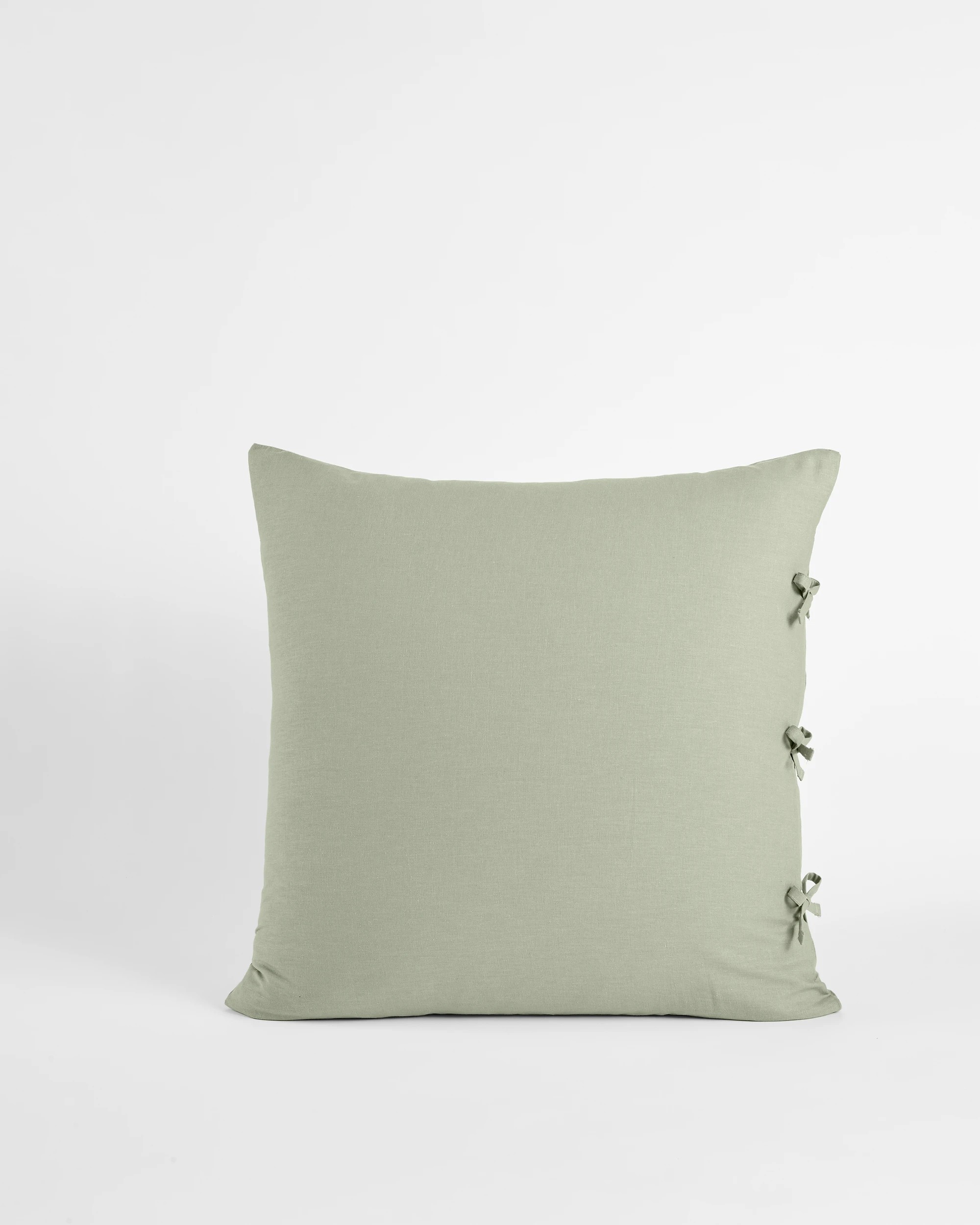 1 Target Laynie Linen/Cotton European Pillowcase - One Size - Green, 1 of 3