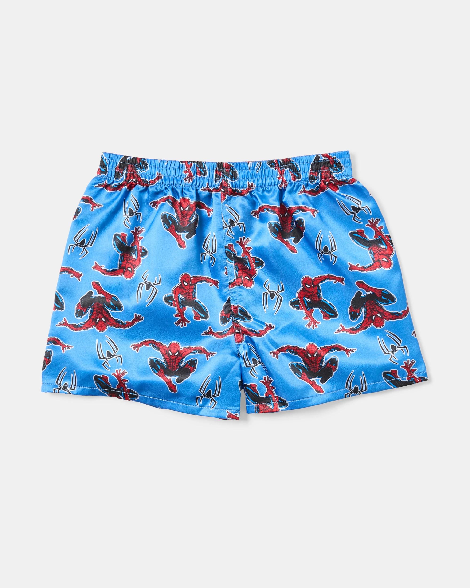 4 2 Pack Spider-Man License Satin Boxers Spiderman, 4 of 4