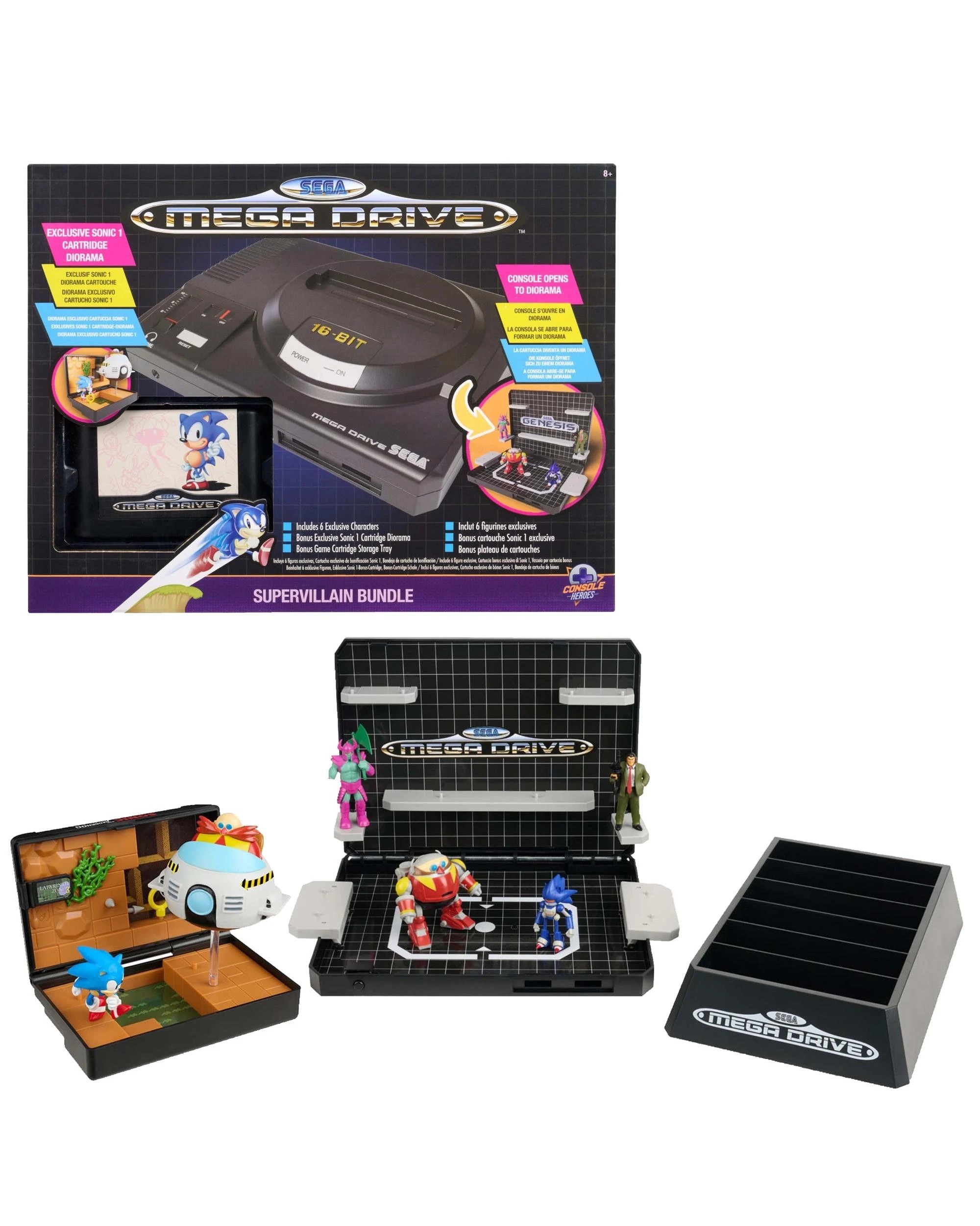 1 Console Heroes Sega Mega Drive Supervillain Bundle Diorama, 1 of 10
