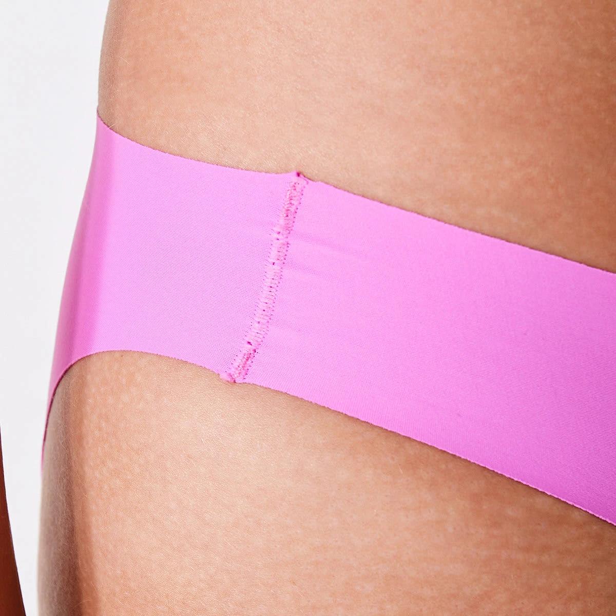 7 3 Pack No Show Bikini Briefs Rose Ditsy, 7 of 7