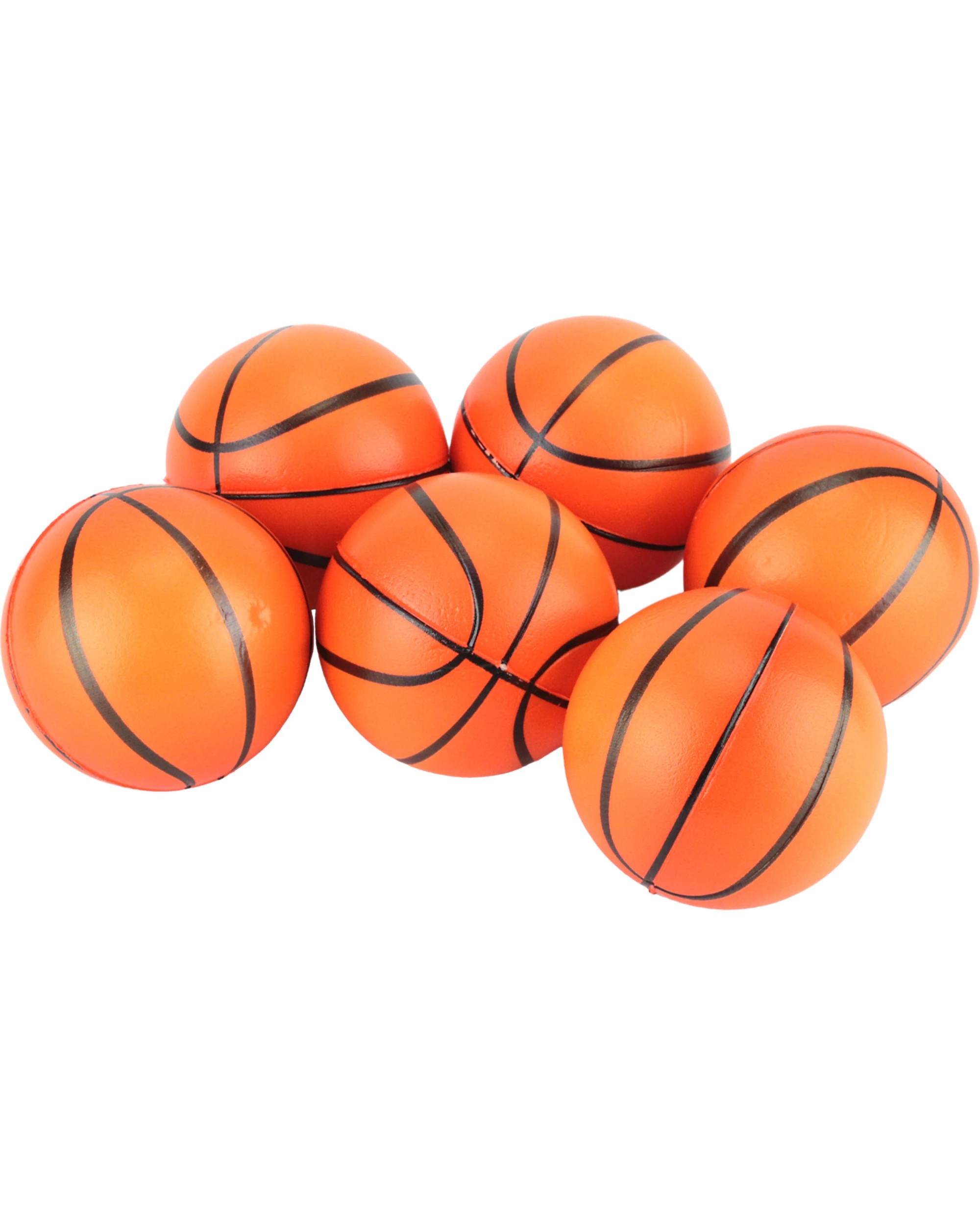 1 Partyrama Basketball Foam Balls Pack of 6, 1 of 3