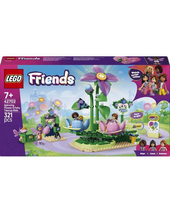 LEGO Friends Spinning Flower & Fairy Teacup Ride 42702