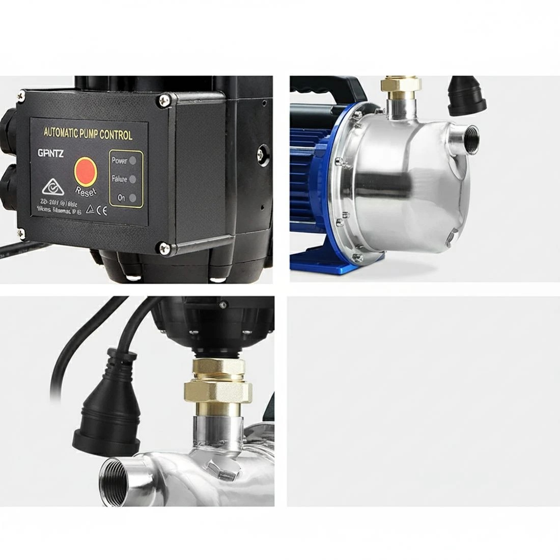 5 Giantz Garden Water Jet Pump High Pressure 1100W Tank Rain Farm Irrigation - Multi, 5 of 7