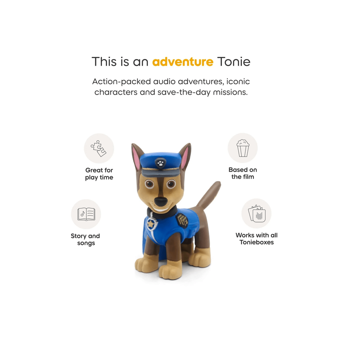 8 Tonies - Paw Patrol Toniebox 2 Full Play Set - Moon Grey
 - Multi, 8 of 10