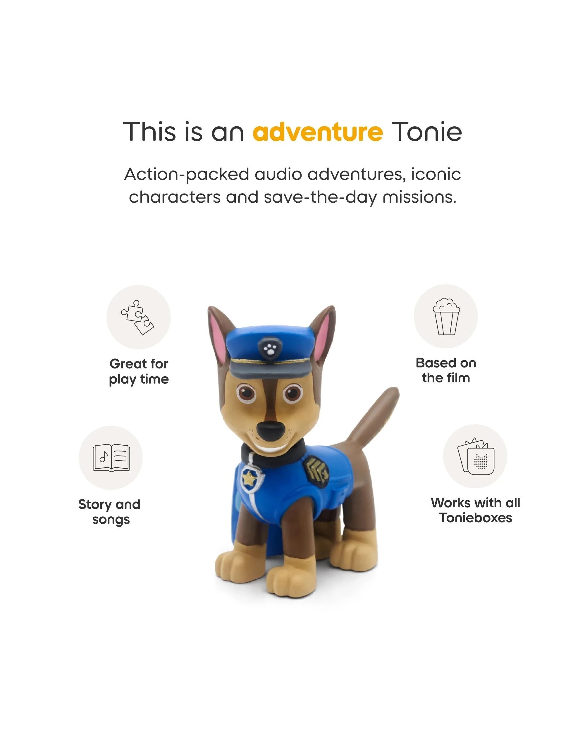 8 Tonies - Paw Patrol Toniebox 2 Full Play Set - Moon Grey
 - Multi, 8 of 10