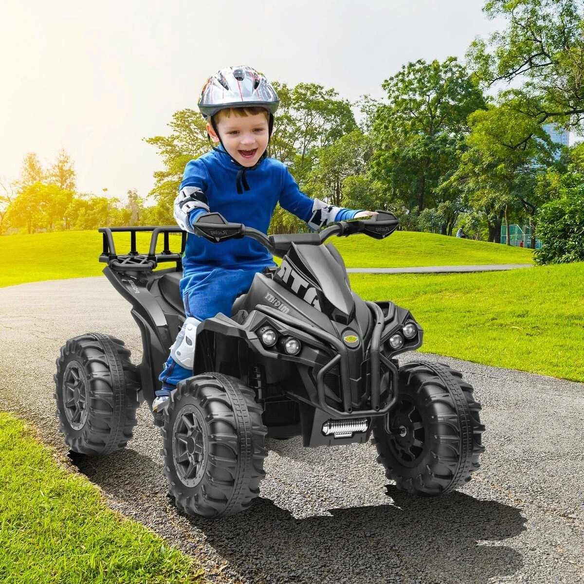 5 Kidbot Electric Ride On ATV Car Quad Bike 12V Kids Vehicle Toy, 5 of 6
