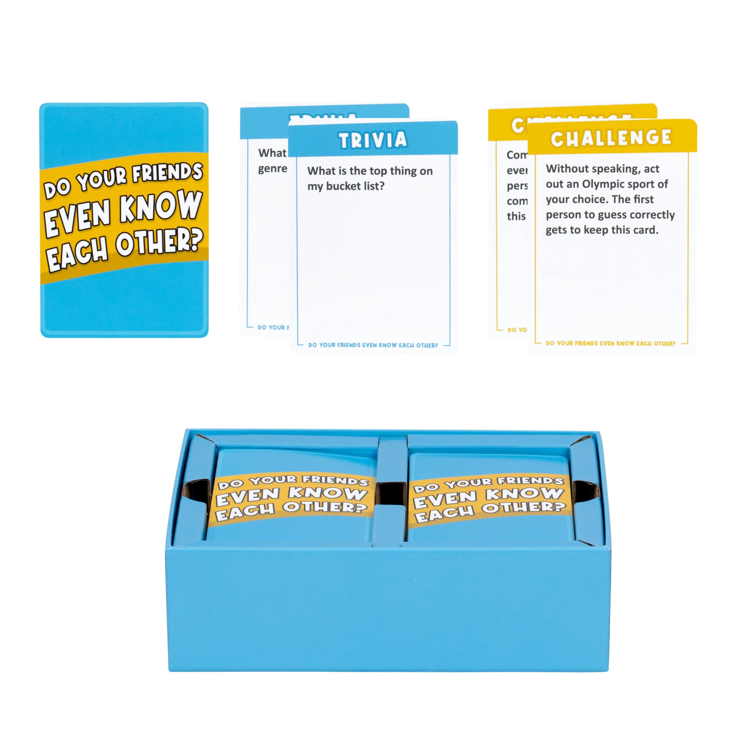 2 Do Your Friends Even Know Each Other? Card Game - Natural, 2 of 5