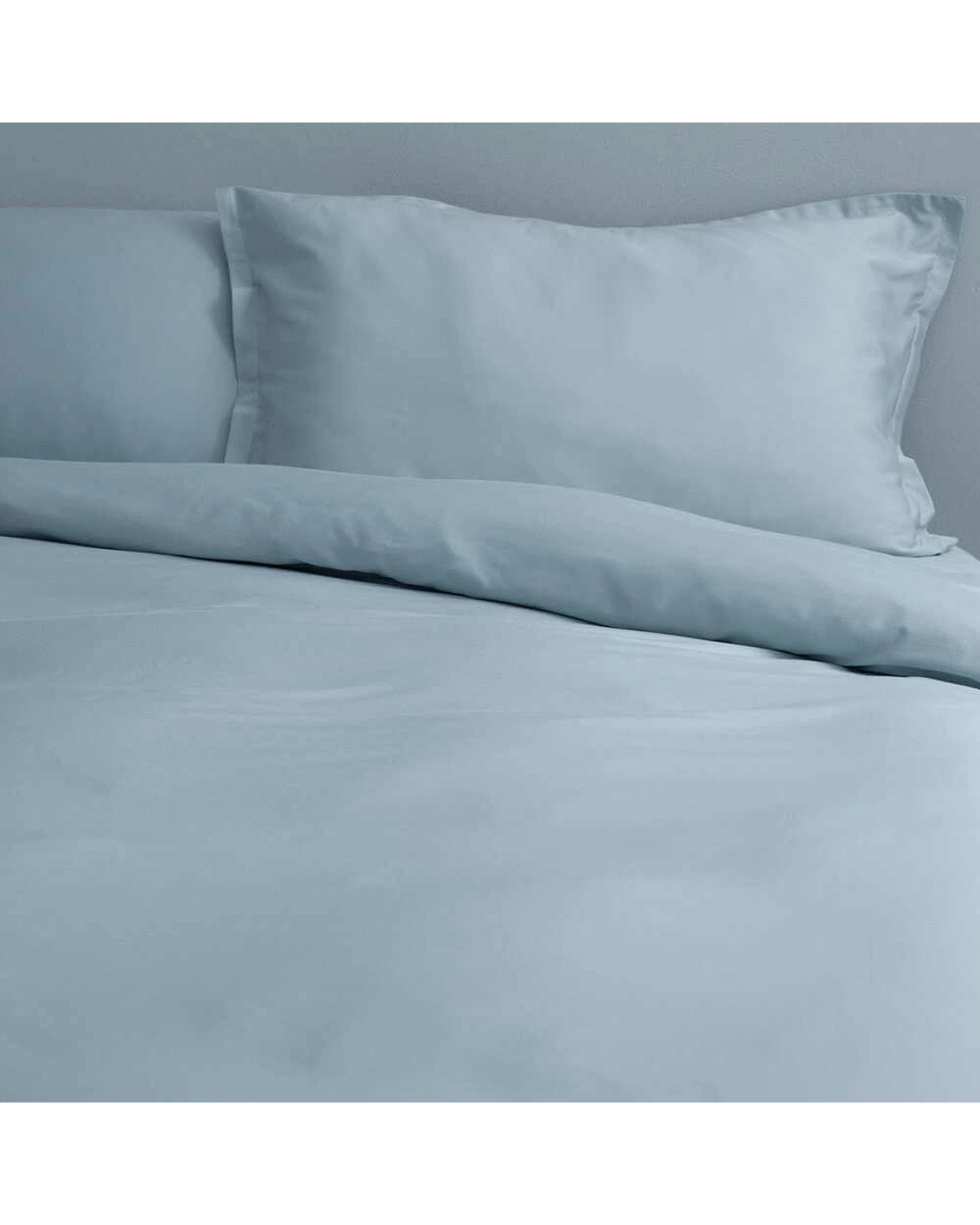 1 Canningvale Alessia Quilt Cover Set Bamboo Cotton Silky Soft Sateen - King Bed - Blue, 1 of 4