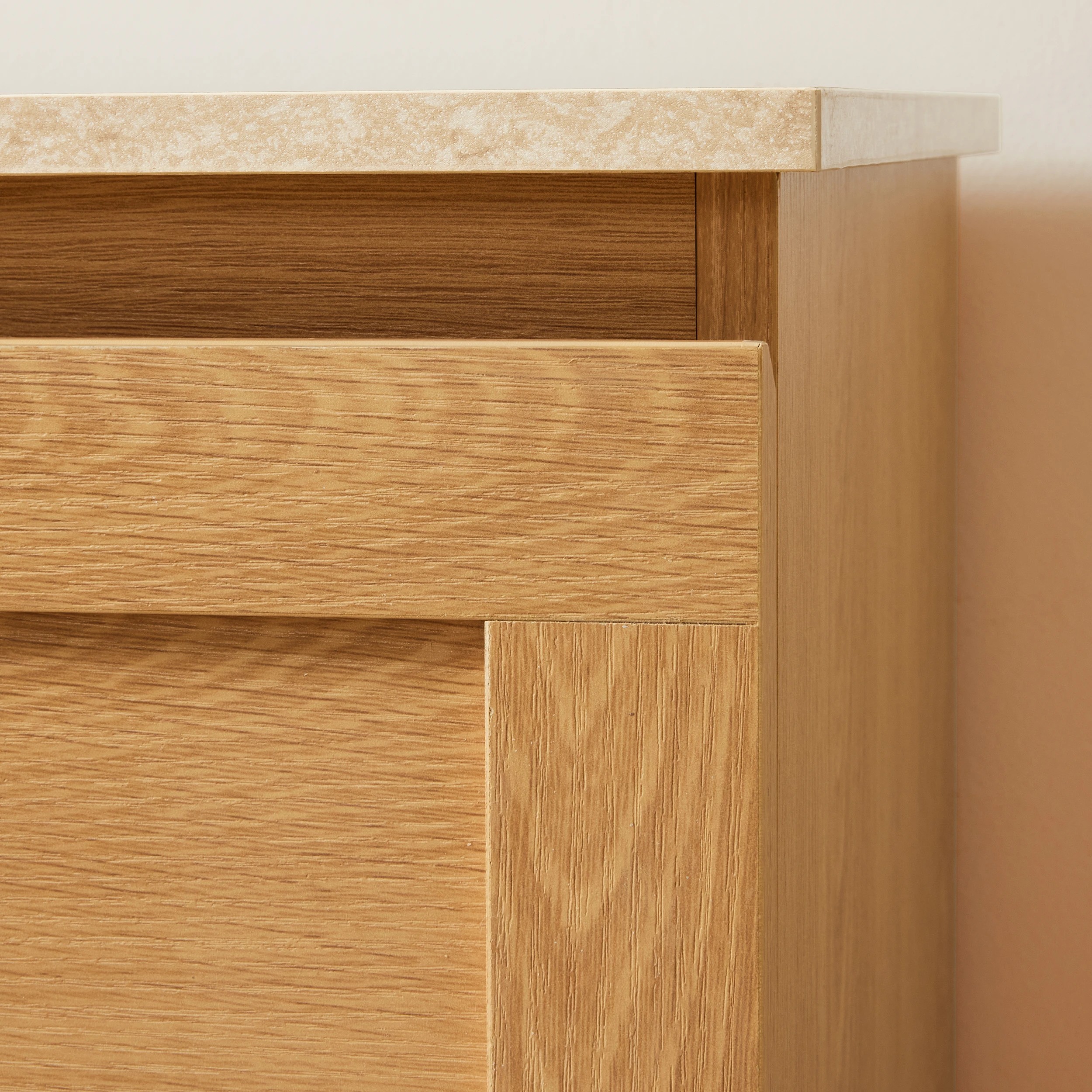 5 Bailey Bedside Table - Oak Look, 5 of 7