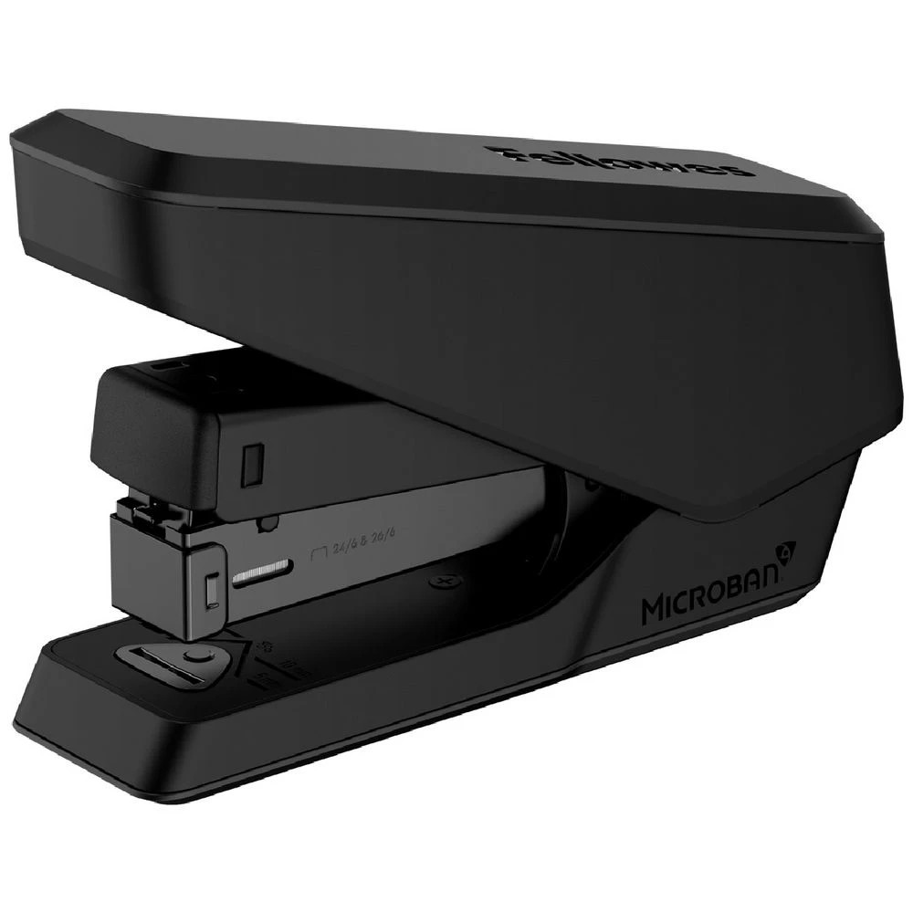1 Fellowes LX840 Half Strip Easy Press Stapler Black, 1 of 8