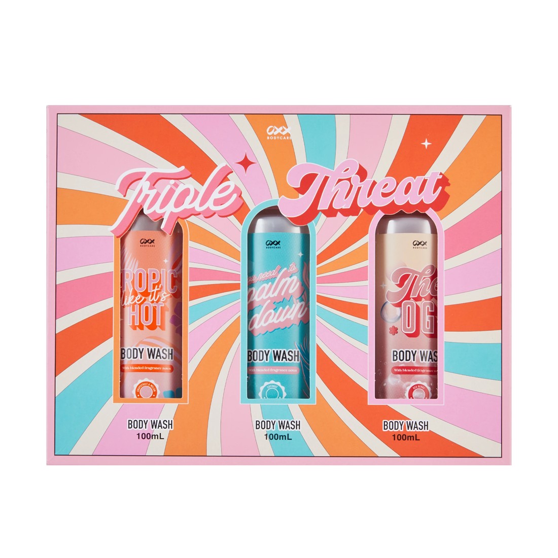 1 OXX Bodycare Triple Threat Body Wash Trio, 1 of 7