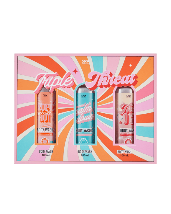 OXX Bodycare Triple Threat Body Wash Trio