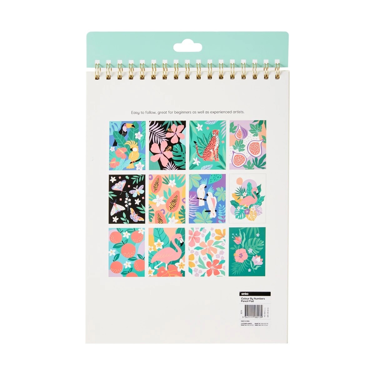 4 Colour by Numbers Pencil Pad, 4 of 4