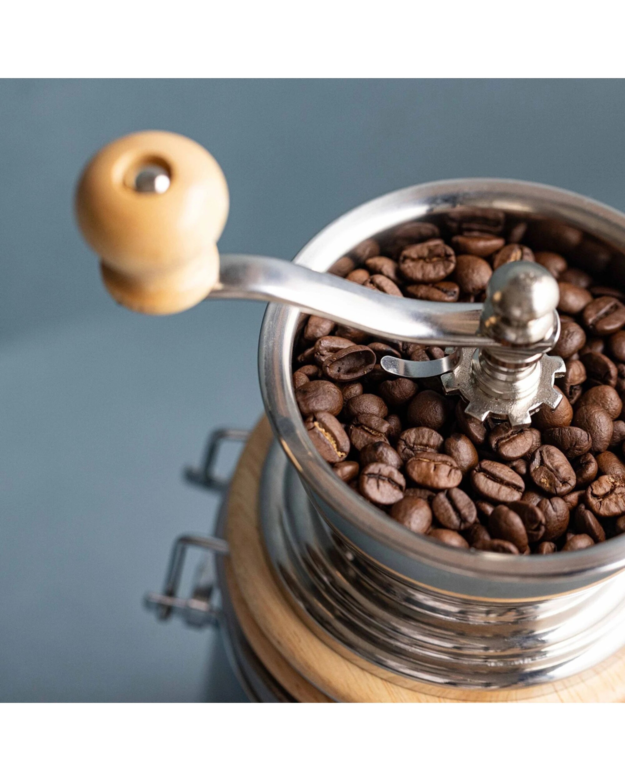 5 La Cafetiere Manual Stainless Steel Coffee Grinder Adjustable Settings - Silver, 5 of 8