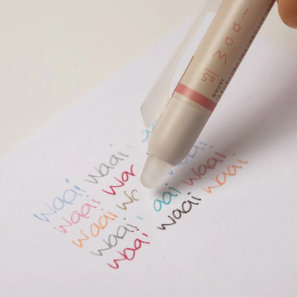 4 PILOT FriXion Waai Erasable Gel Pen 0.5mm Pastel Cheek Pink, 4 of 6