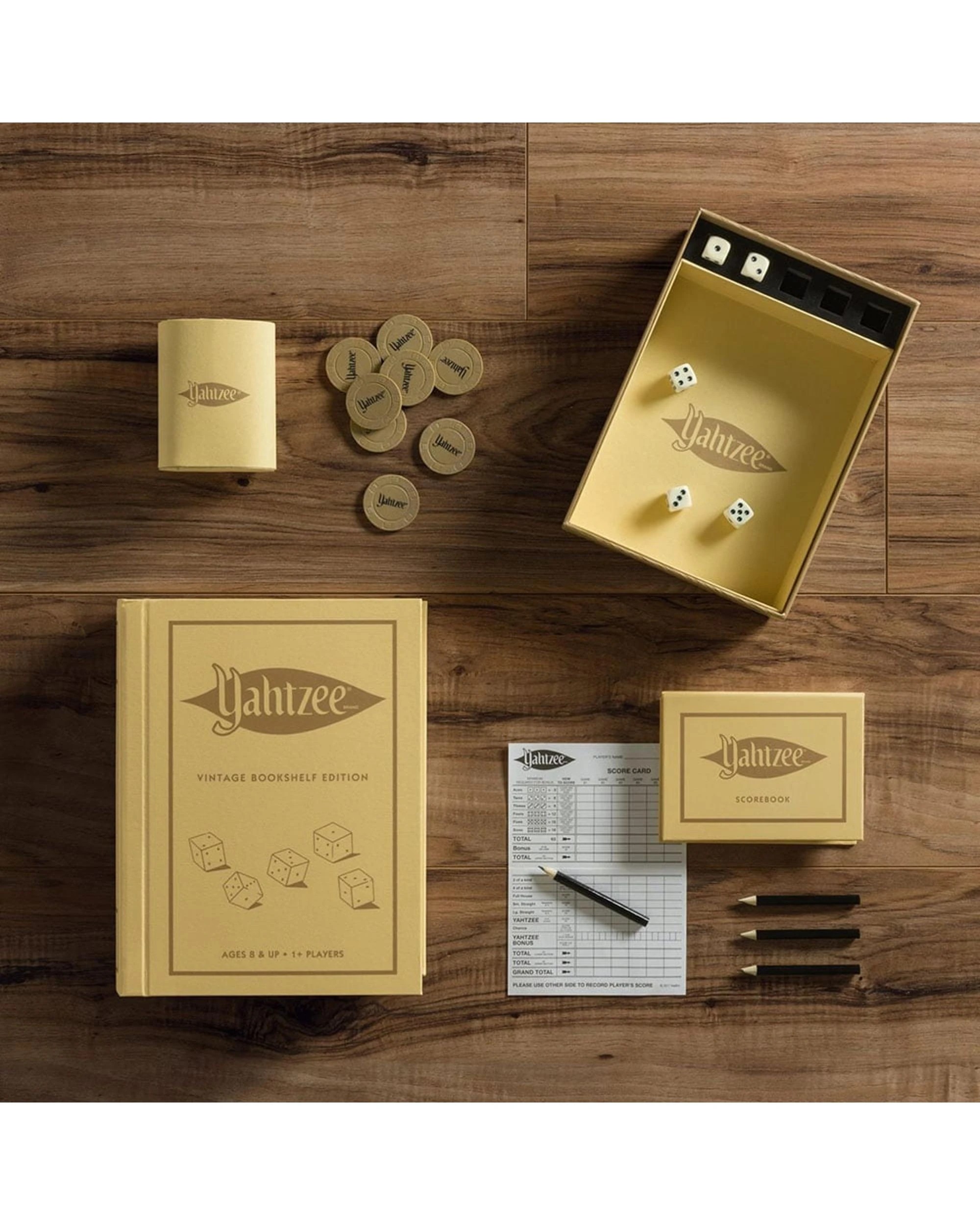 2 Yahtzee Vintage Bookshelf Edition Board Game, 2 of 5