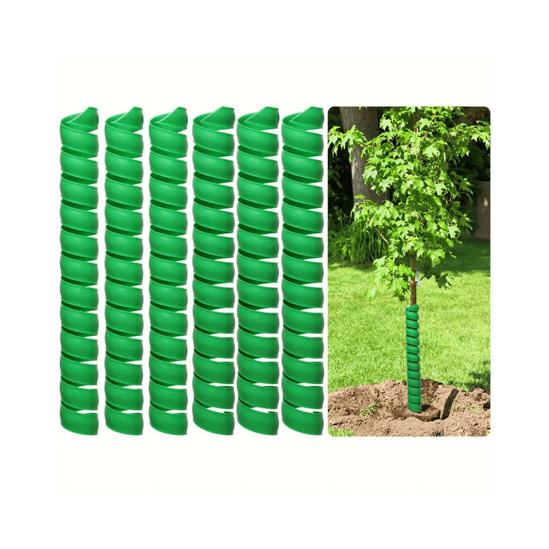 1 BR Home Tree Trunk Protector Tubes for Saplings and Plants - Pack of 4, 1 of 8