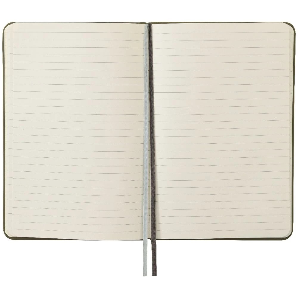 4 Modena A5 PU Ruled Notebook Olive, 4 of 5