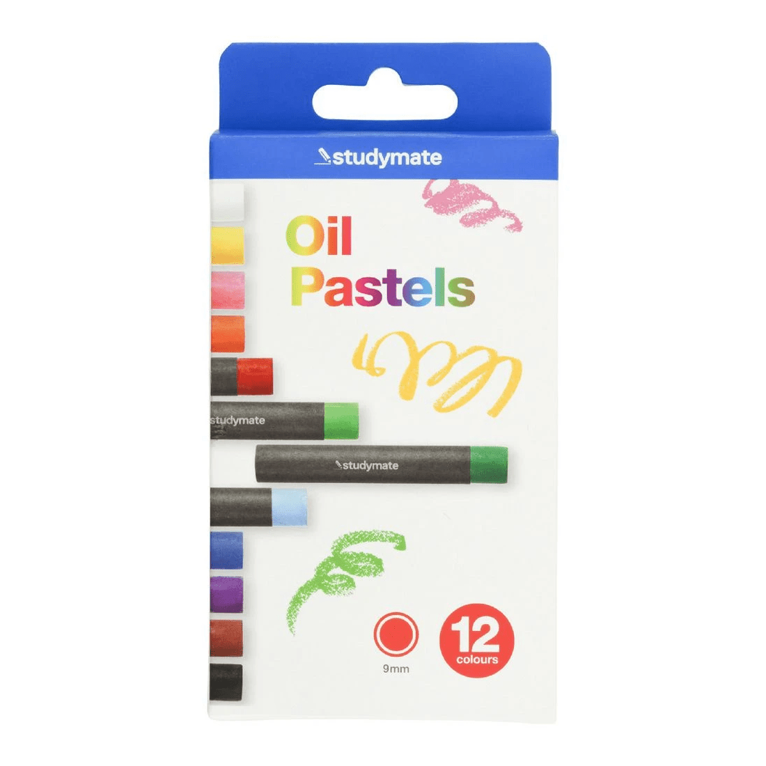 1 Studymate Oil Pastels 12 Pack, 1 of 10
