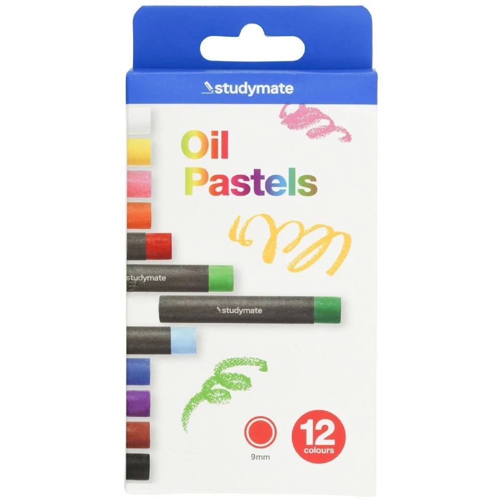 1 Studymate Oil Pastels 12 Pack, 1 of 10