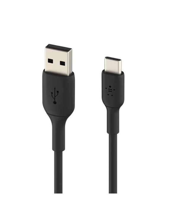 Belkin - USB-A to USB-C Cable Data Sync Charging Cord 2m - Black