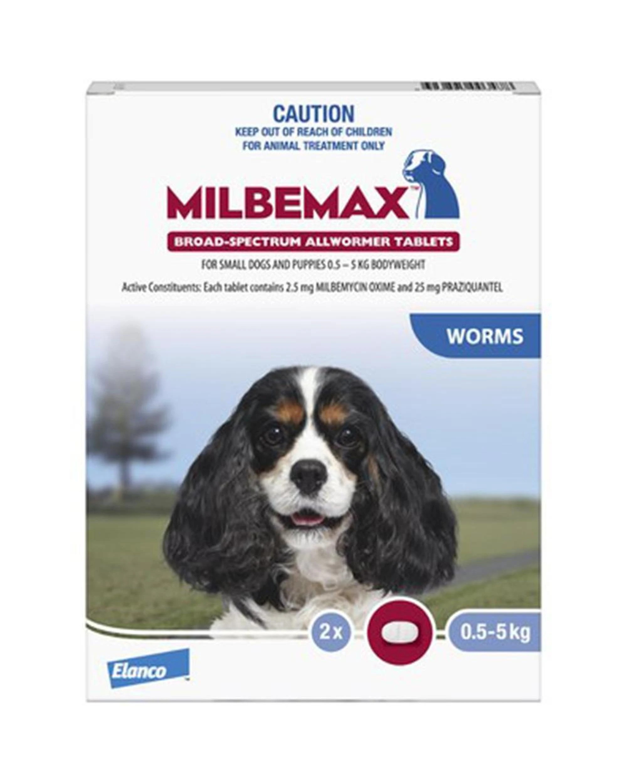 2 Milbemax Wormer Dog 0 -5kg - 2 Pack, 2 of 2