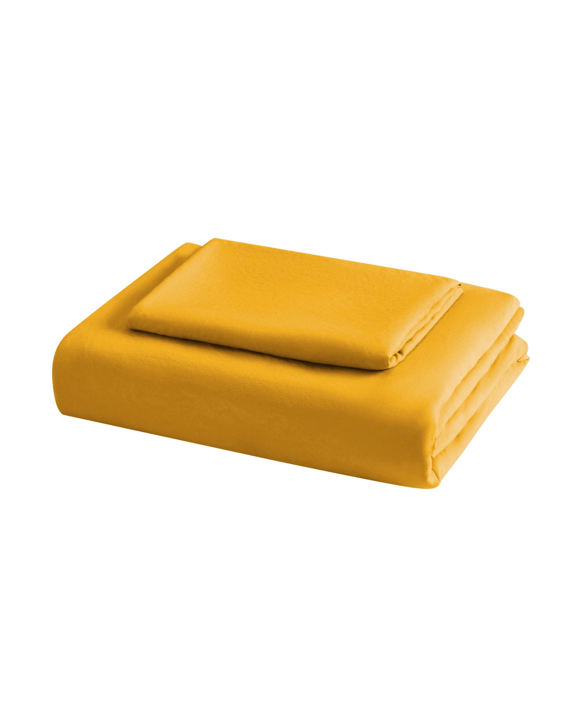 9 Dreamaker Superfine Washed Microfibre Quilt Cover Set - King Single Bed - Mustard, 9 of 9