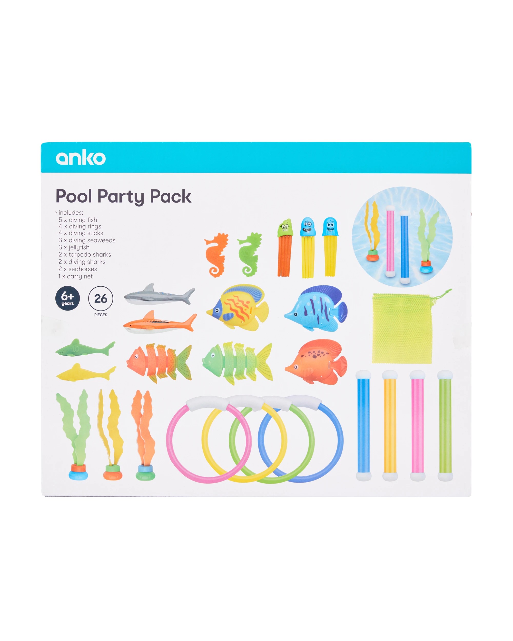 7 26 Piece Pool Party Pack, 7 of 7