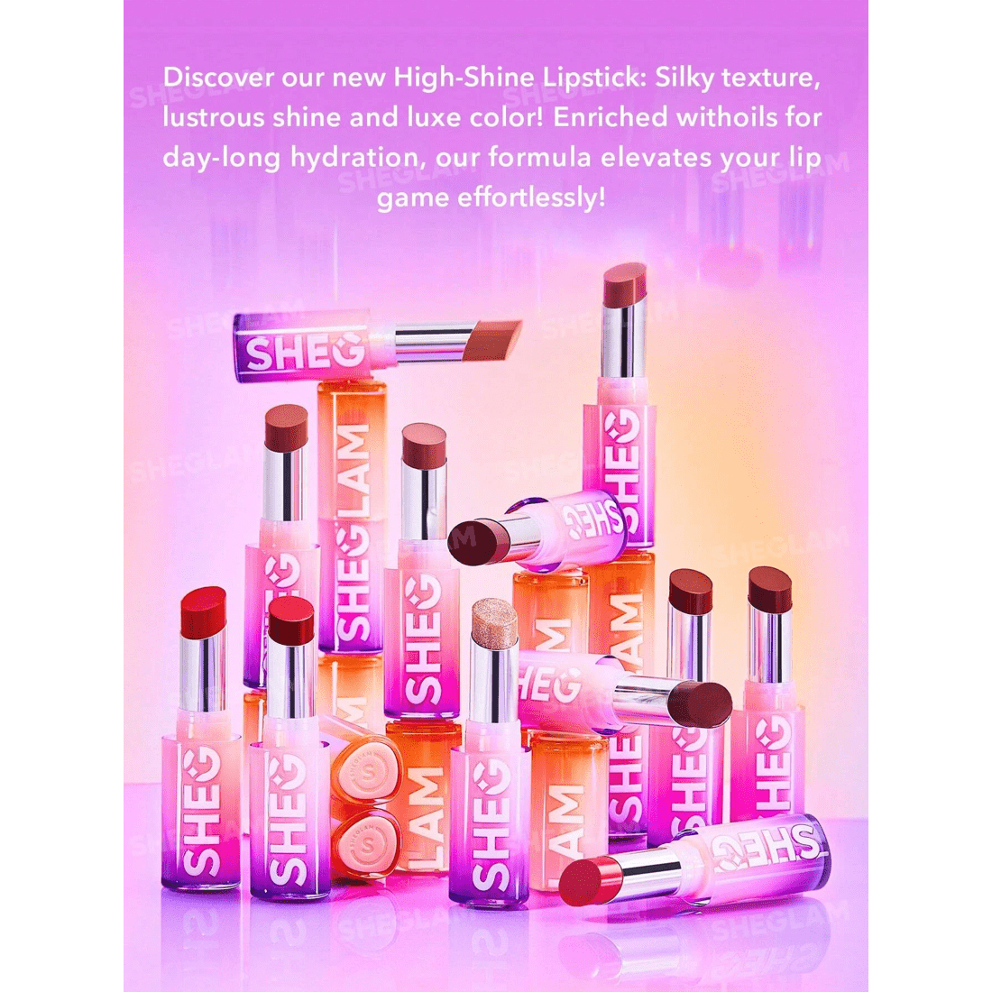 4 SHEGLAM Mirror Kiss High-Shine Lipstick - Rule Breaker, 4 of 7