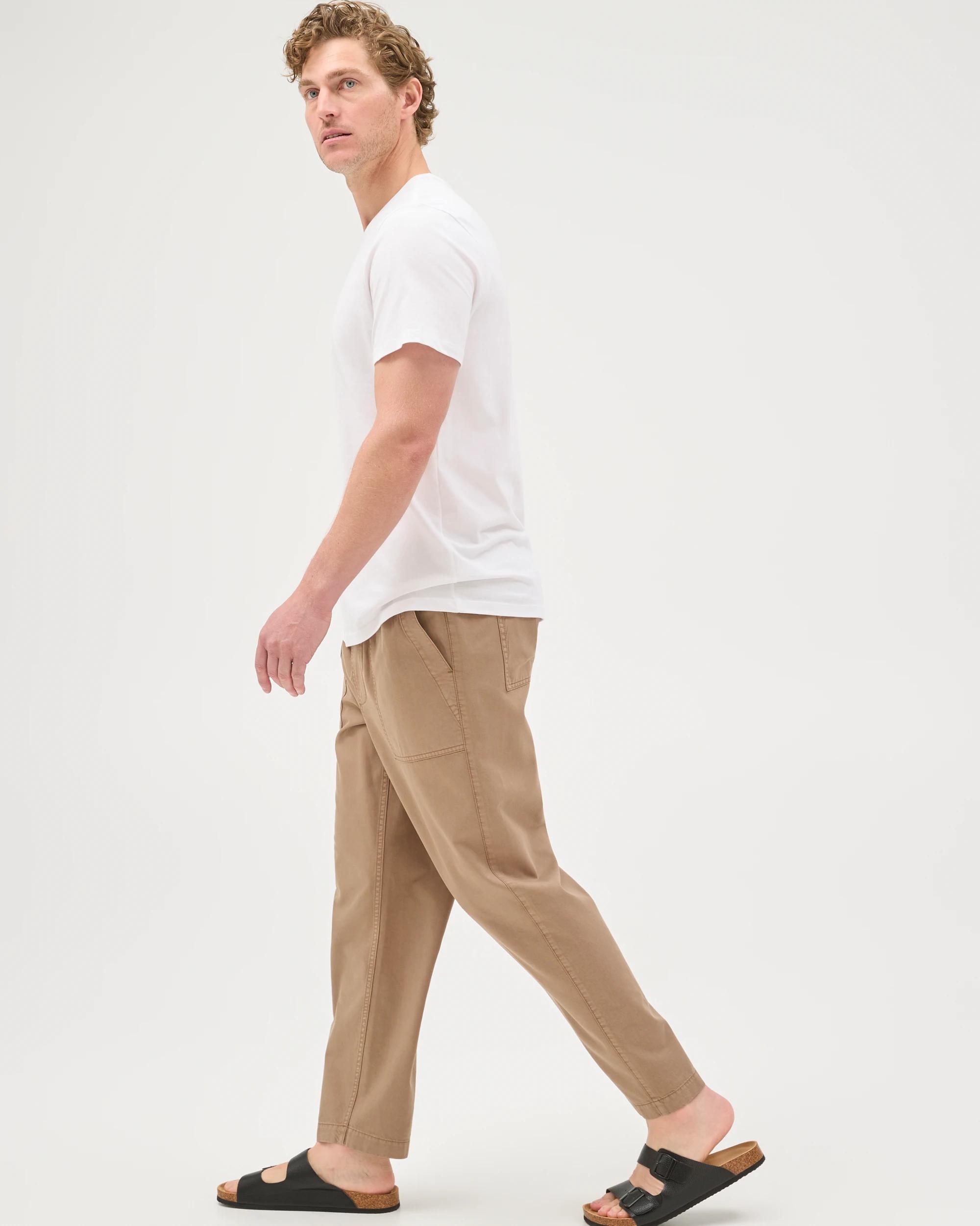3 Target Man Elastic Waist Beach Pants SEPIA TINT, 3 of 7