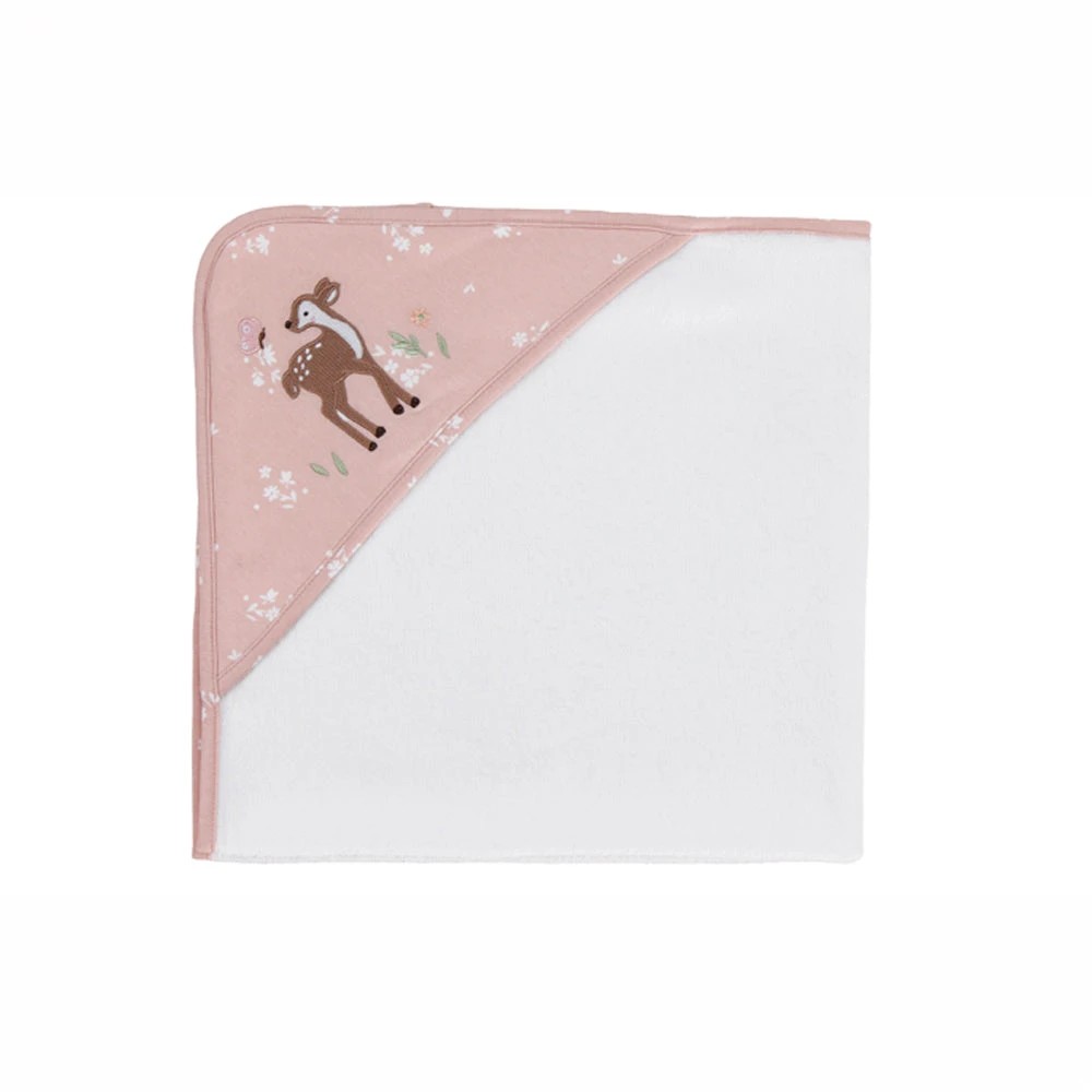 1 Living Textiles - Hooded Towel (75cm x 75cm) - Fawn Fables - Assorted, 1 of 4