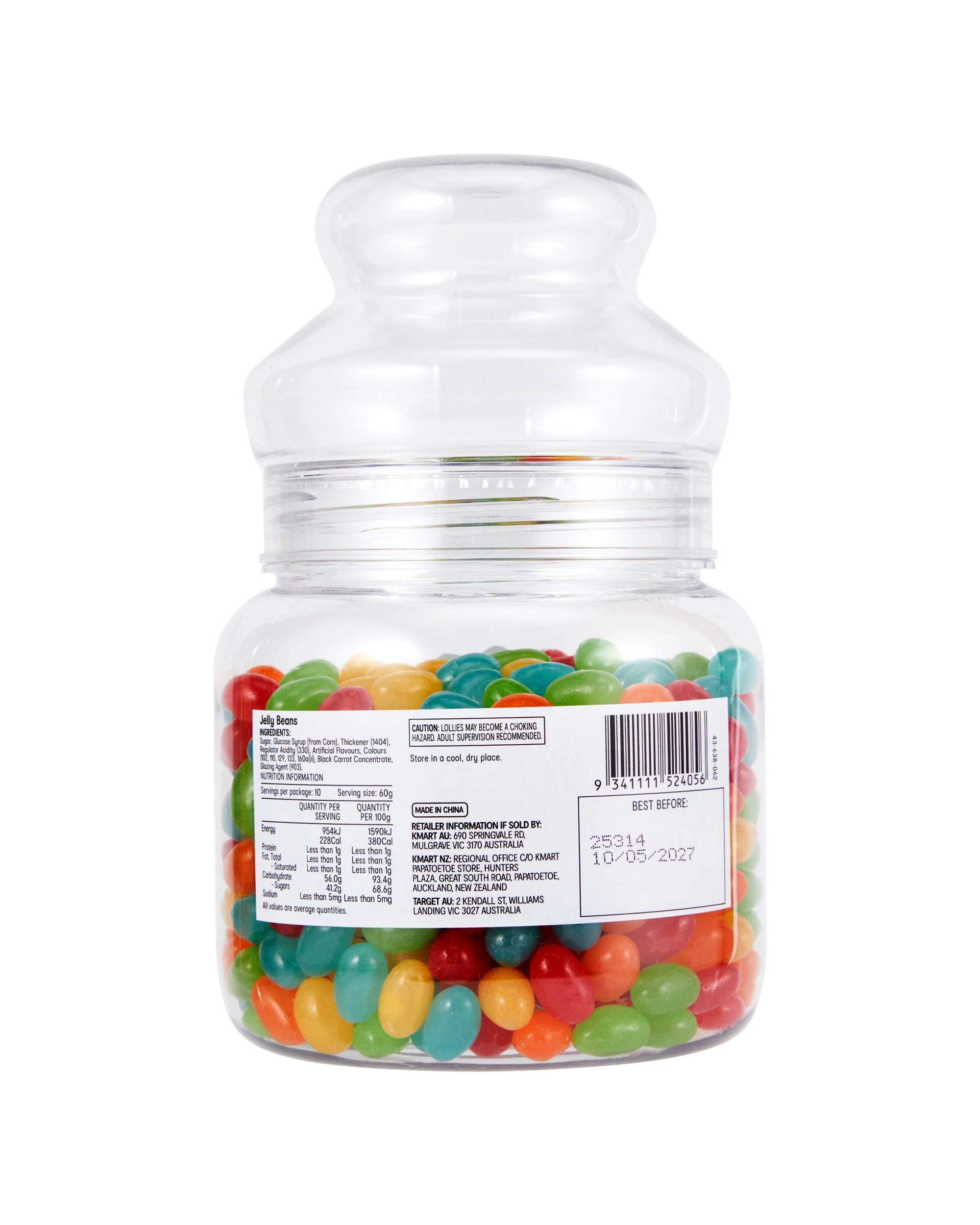 5 Assorted Fruit Flavours Jelly Beans 600g, 5 of 5