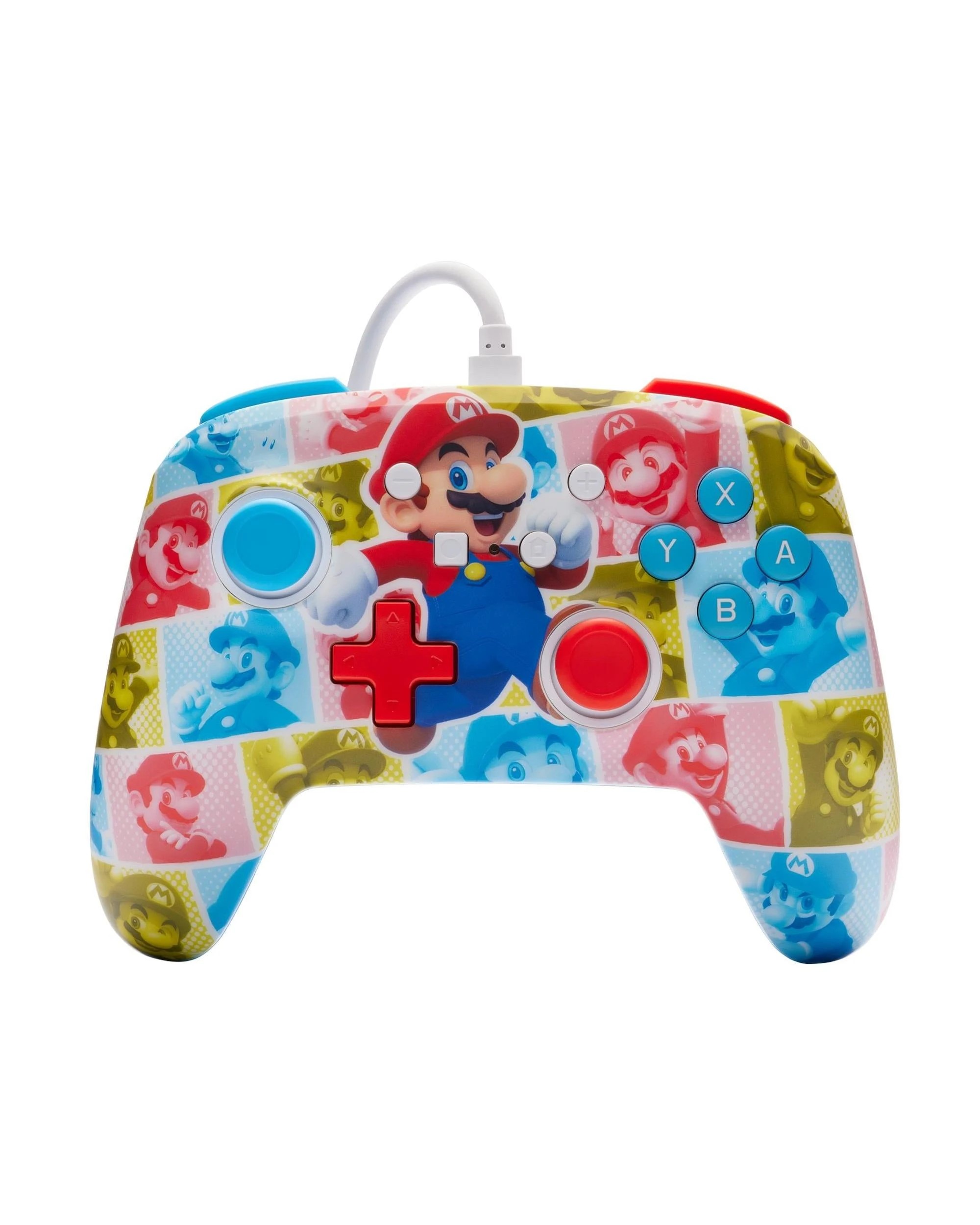 1 PowerA Enhanced Wired Controller for Nintendo Switch - Mario Hero Reel, 1 of 4