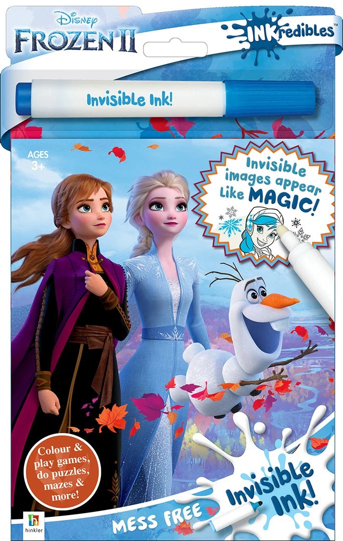 1 INKcredibles Disney Frozen II Invisible Ink Game Book