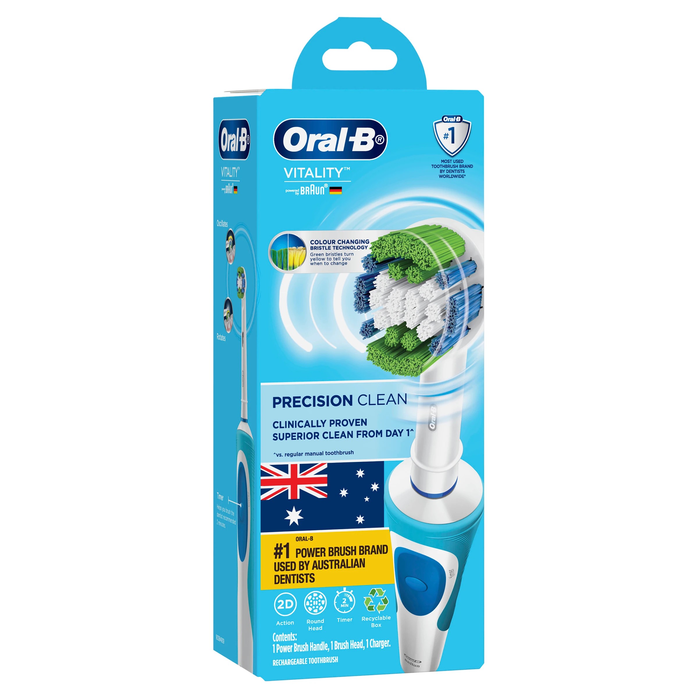 1 Oral-B Vitality Precision Clean Electric Toothbrush, 1 of 9