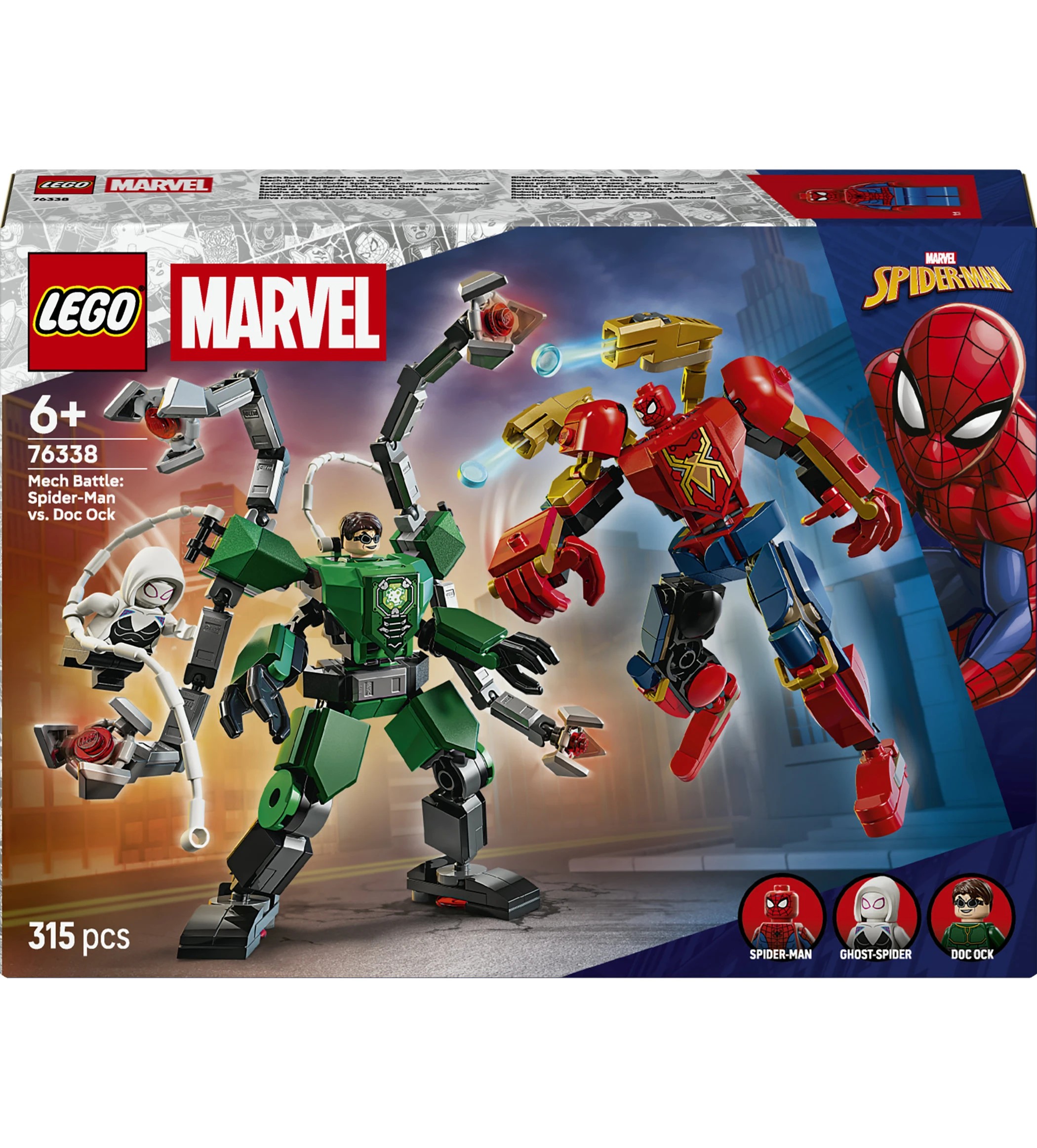 1 LEGO Super Heroes Mech Battle: Spider-Man vs. Doc Ock 76338, 1 of 10