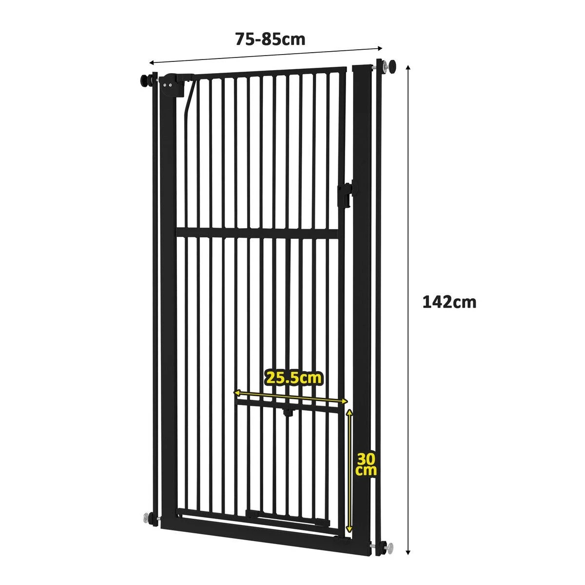 2 Pet Scene Pet Safety Gate Dog Cat Security Extra Tall Retractable, 2 of 7