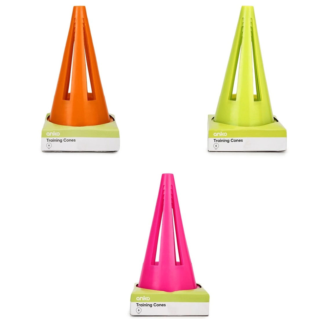 9 6 Pack Training Cones - Assorted, 9 of 9