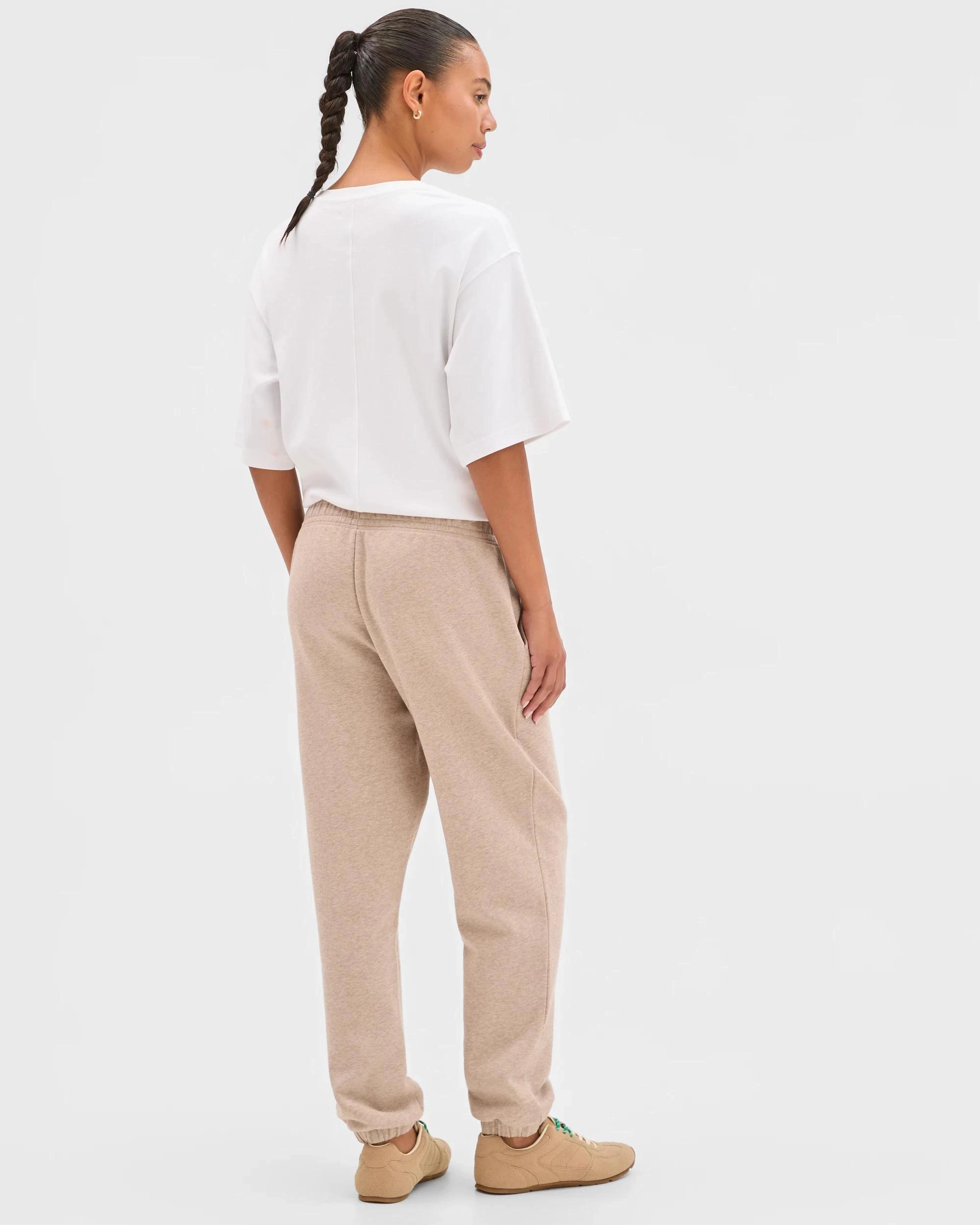 5 Target Woman Australian Cotton Blend Fleece Trackpants MUSHROOM MARLE, 5 of 5