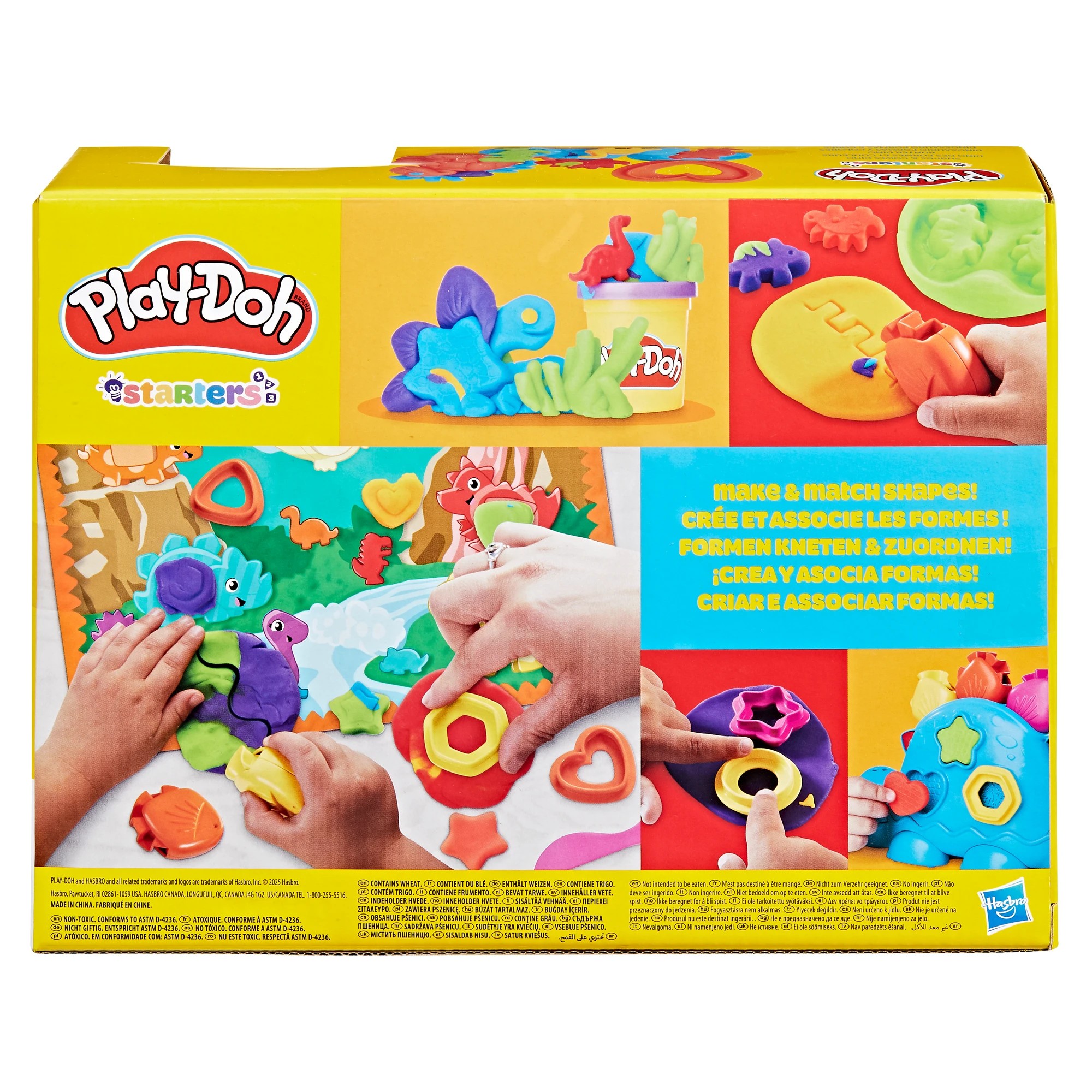 2 Play-Doh Play - Doh Shapes & Colors Dino - Multi, 2 of 3