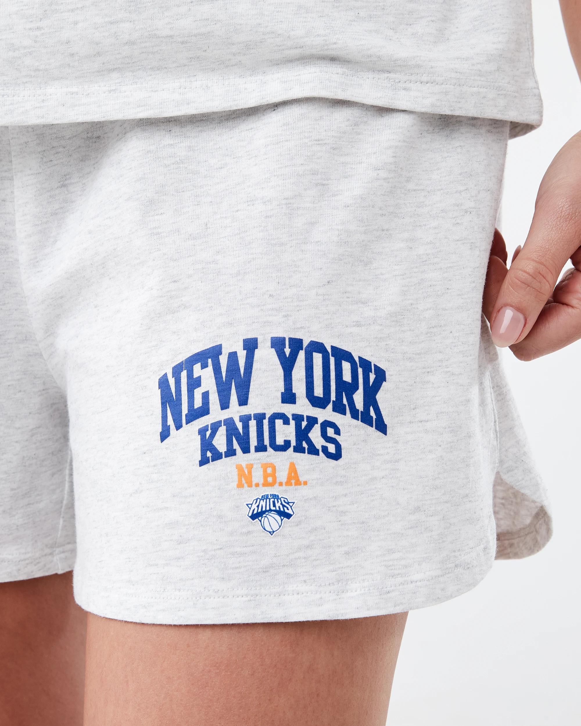 7 Official NBA Lounge Set WHITE MARLE KNICKS, 7 of 9