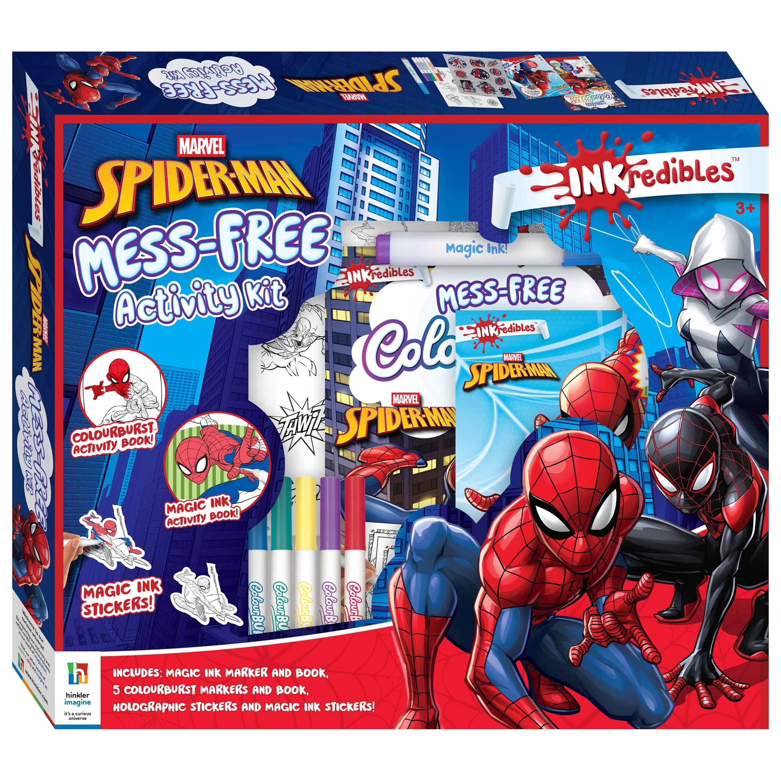 1 INKredibles Marvel Spider-Man Mess-Free Activity Kit - Book, 1 of 9
