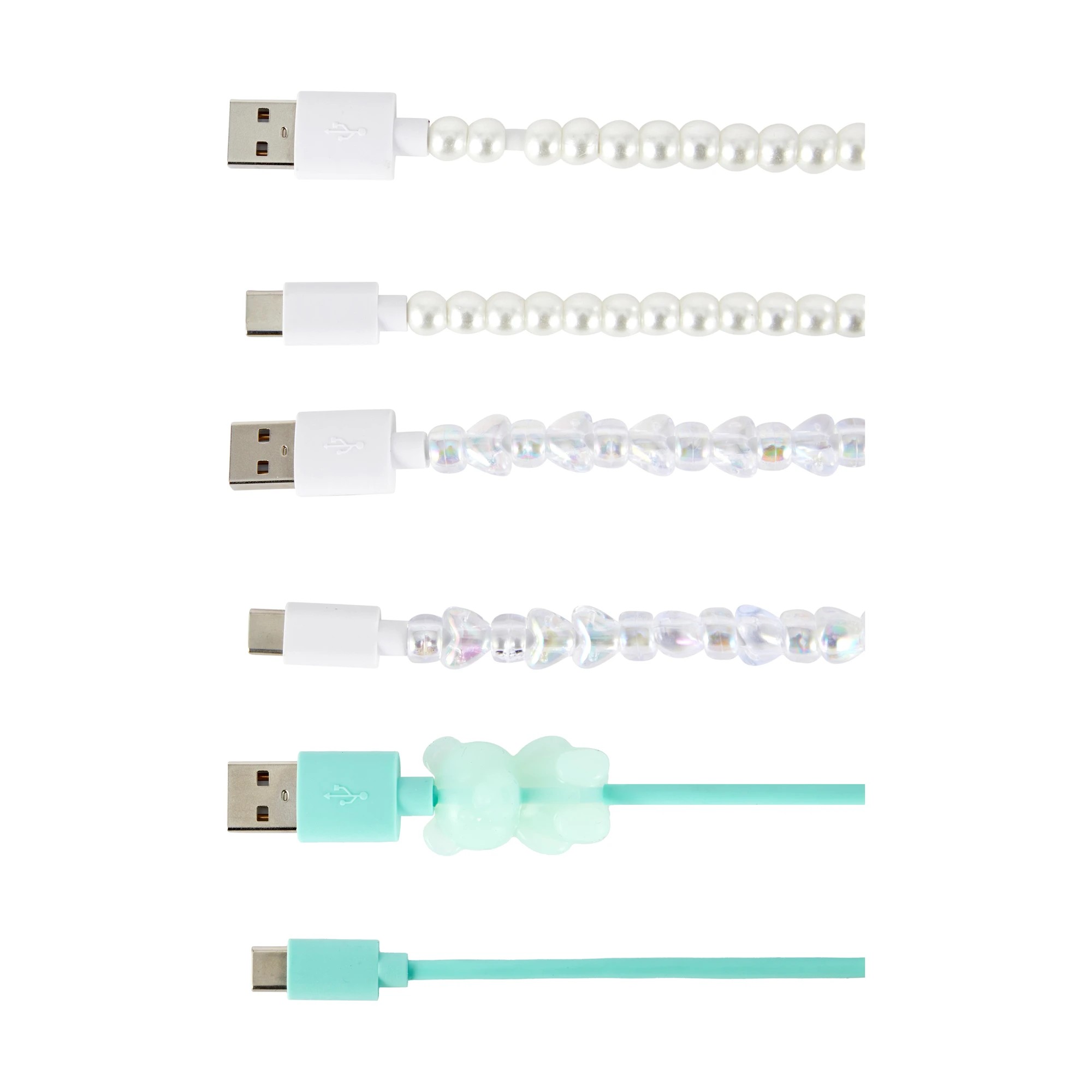 2 2m USB-A to USB-C Cable Novelty - Assorted, 2 of 4
